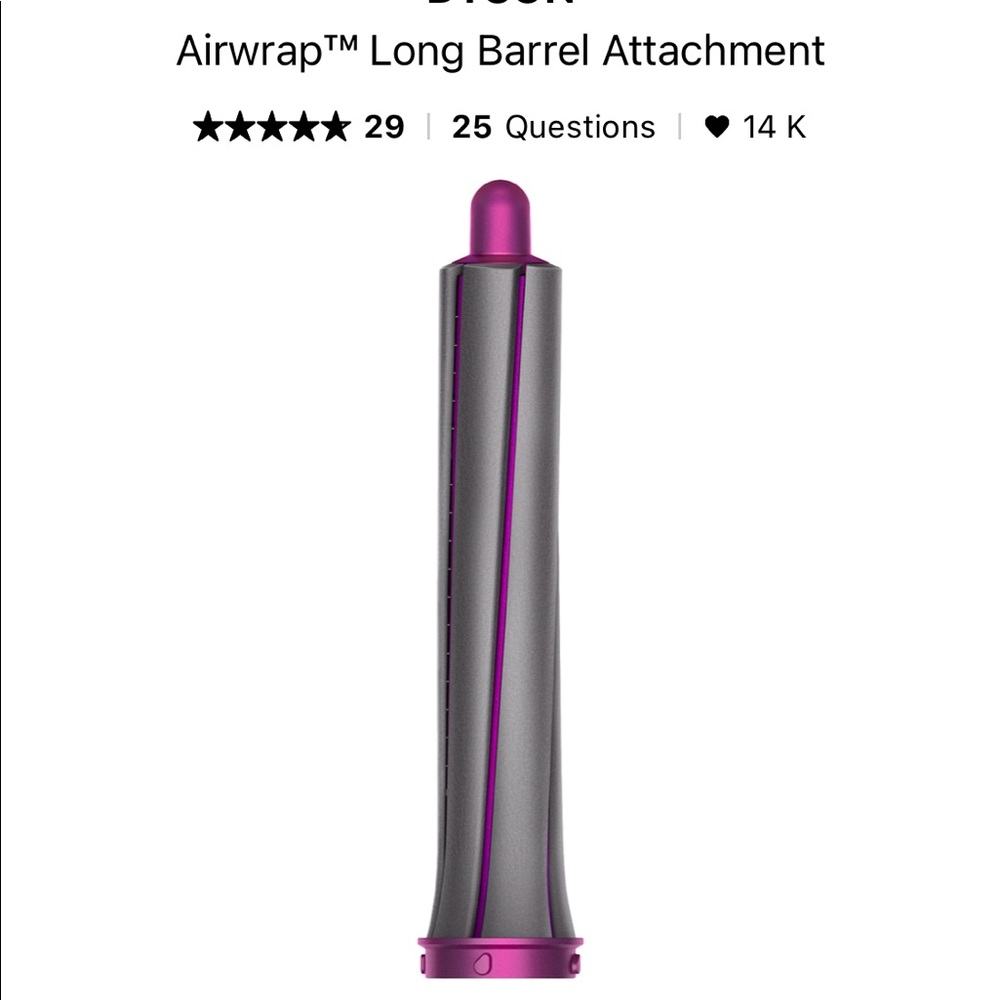 NWT 1.2 dyson LONG barrel